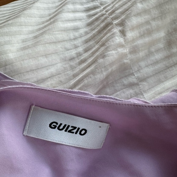 Danielle Guizio Lilac Mini Dress | Silk Blend | Large - Picture 3 of 7